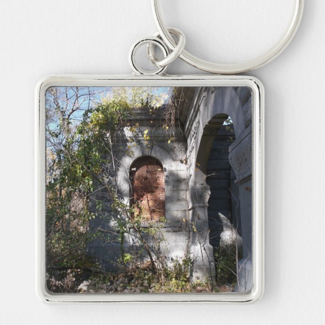 Stone and Brick Keychain (Front)