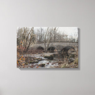 Stone Arch Bridge - Unami Creek - Sumneytown Canvas Print