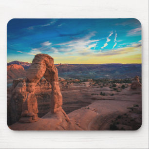 Stone arch landscape mouse pad