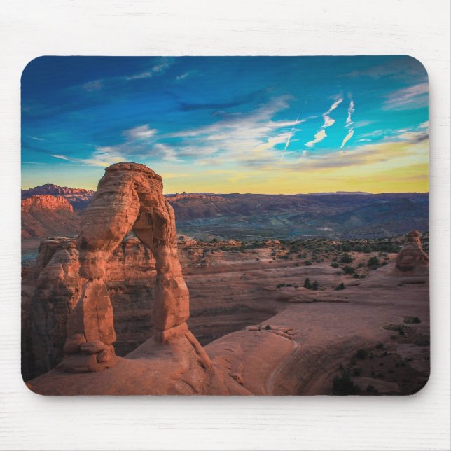 Stone arch landscape mouse pad (Front)