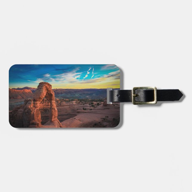 Stone arch luggage tag (Front Horizontal)