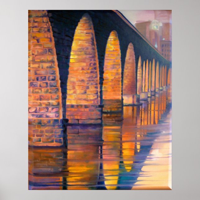 STONE ARCH SUNSET POSTER (Front)
