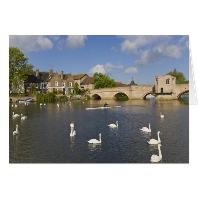Stone arched bridge and River Ouse, St Ives, (Front Horizontal)
