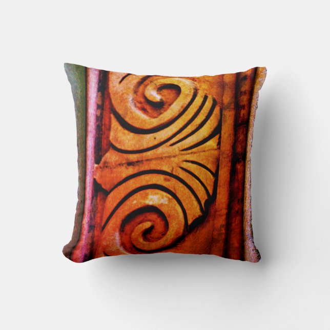 Stone Art Throw Pillow (Front)
