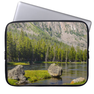 Stone At Madison River Laptop Sleeve