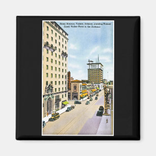 Stone Avenue, Tucson, Arizona Retro Road Trip Magnet