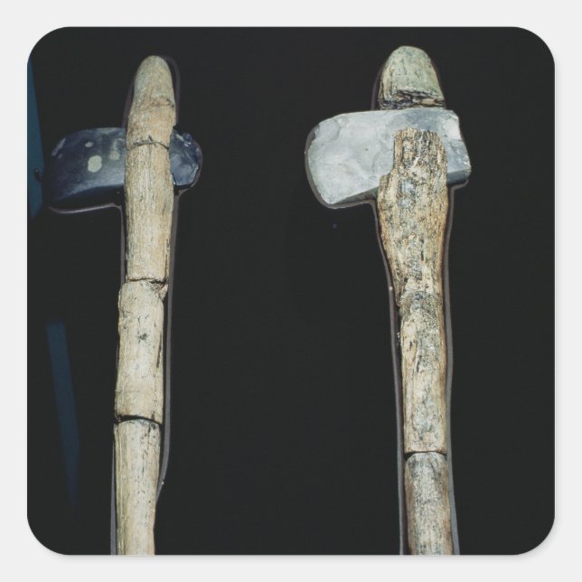Stone Axes, prehistoric Square Sticker (Front)