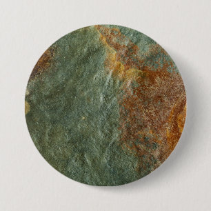 Stone Background - Slate Rock Customized Template 3 Inch Round Button