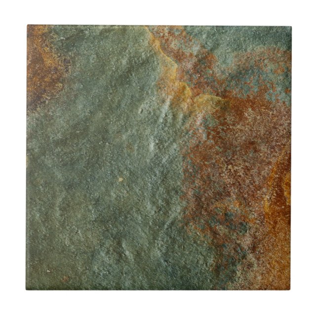 Stone Background - Slate Rock Customized Template Tile (Front)