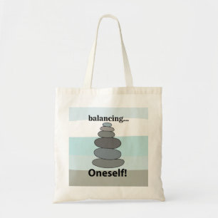 Stone Balancing Tote Bag