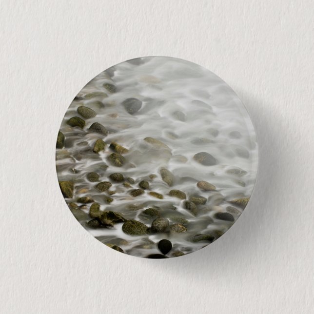 Stone Beach | Point Lobos State Reserve, CA 1 Inch Round Button (Front)