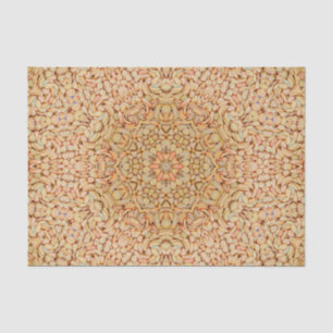 Stone Beach  Vintage Fractal Kaleidoscope Tissue Paper