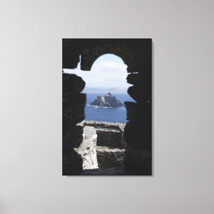 Stone Beehive Monk Huts Clochanson Skellig Michael Canvas Print