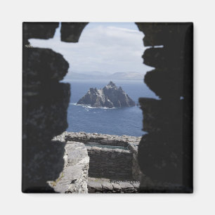 Stone Beehive Monk Huts Clochanson Skellig Michael Magnet