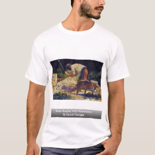 Stone-Breaker With Wheelbarrow By Seurat Georges T-Shirt