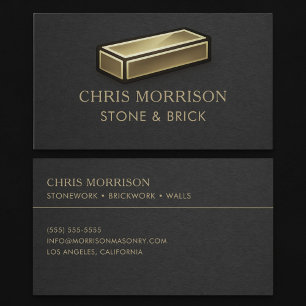 Stone & Brick Business Card