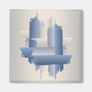 stone brick city magnet