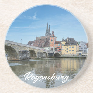 Stone Bridge in Regensburg, Germany Coaster