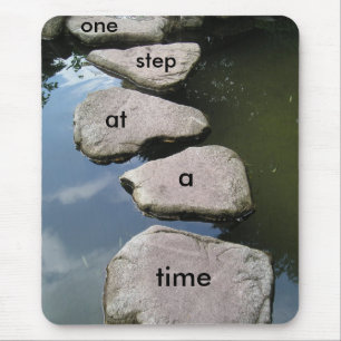 Stone bridge motivational mousepad