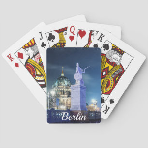 Stone bridge near Berlin Cathedral in Germany Playing Cards