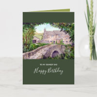Stone Bridge Watercolor Painting