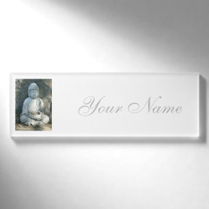 stone buddha name tag