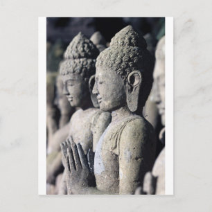 Stone Buddha statues Postcard