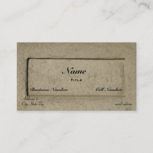Stone Business Card