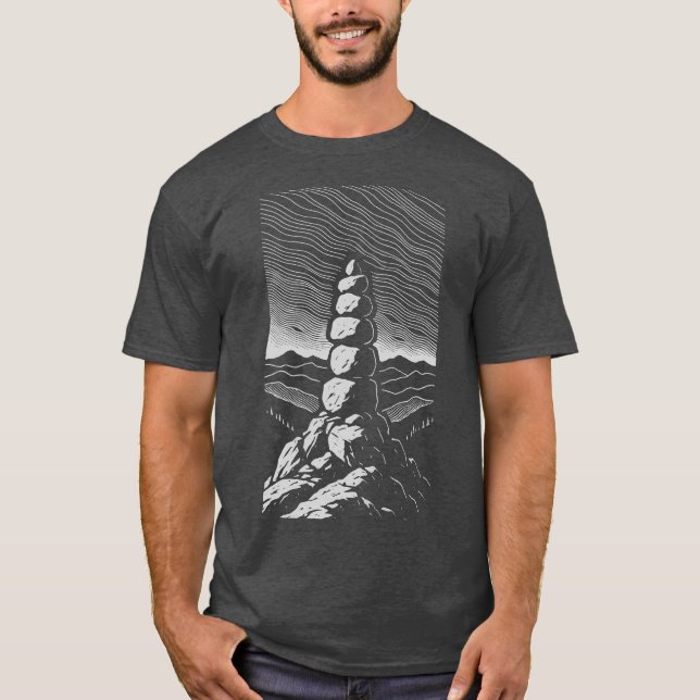 Stone Cairn Outdoor T-Shirt (Front)