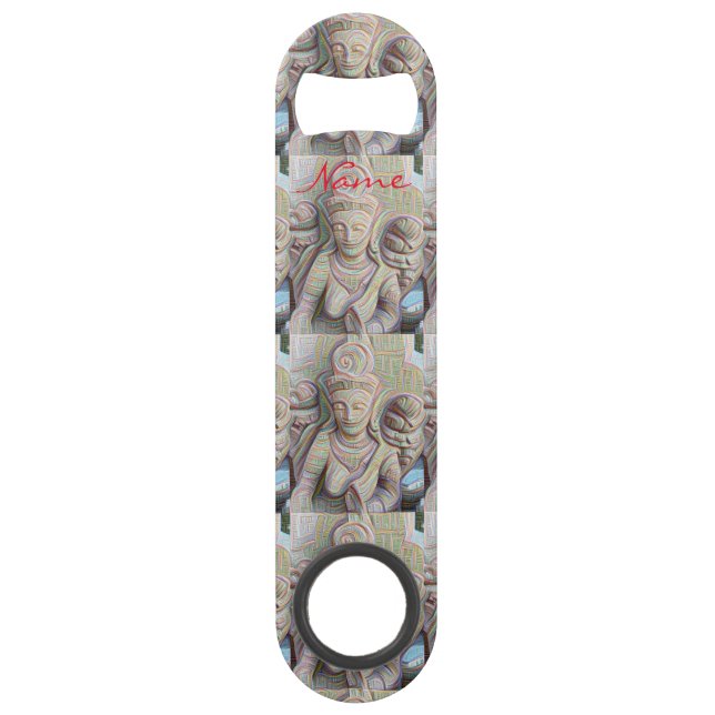 Stone carved dakinis Thunder_Cove Speed Bottle Opener (Front)