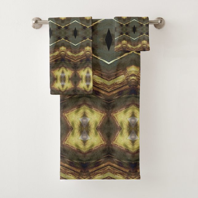 stone castle 001 bath Towel set (Insitu)