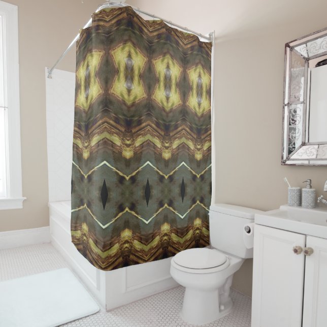 stone castle Shower Curtain (In Situ)
