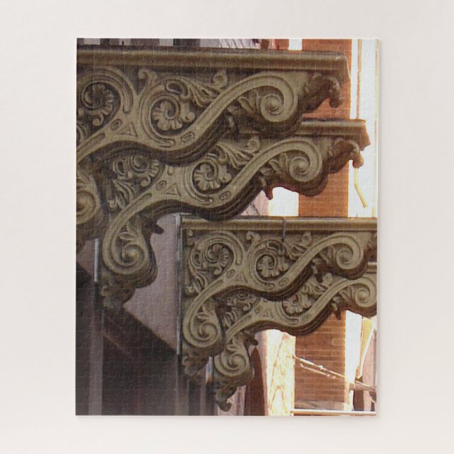 Stone Citizens doorway detail Jigsaw Puzzle (Vertical)