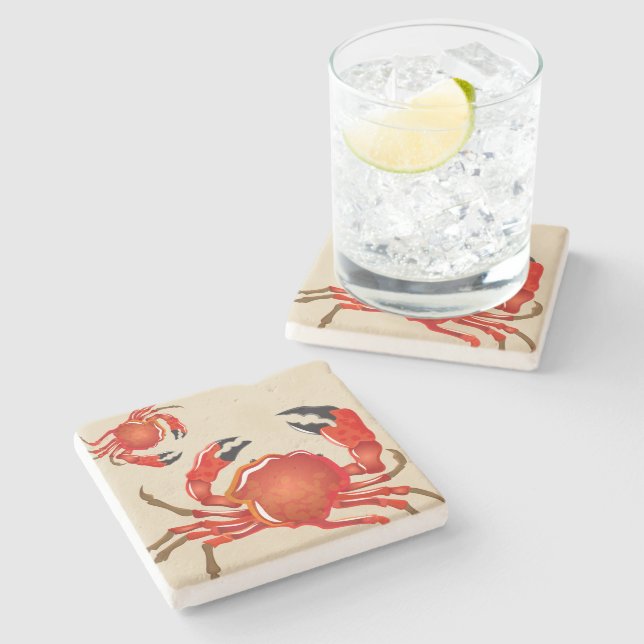 Stone Coaster-Crabs Coaster (Side)