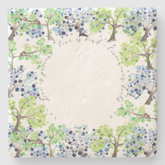 Stone Coaster - Romantic Forest