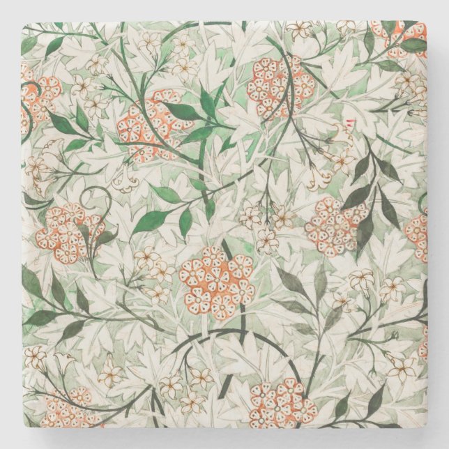 STONE COASTER : WILLIAM MORRIS: JASMINE (Front)