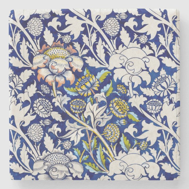 STONE COASTER : WILLIAM MORRIS : WATERCOLOUR STUDY (Front)