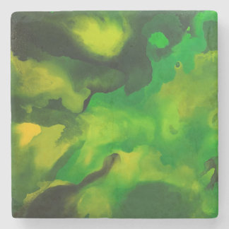 Stone Coaster with Johnson Abstract  Artwork