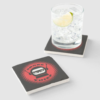 Stone Coaster with Space Thief Logo
