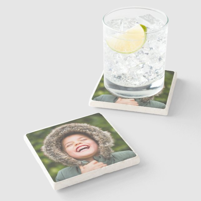 Stone Coaster Your Photo (Side)