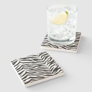 Stone Coaster-Zebra Print Coaster