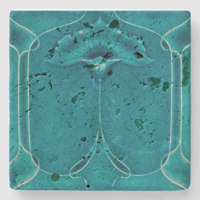 Stone Coasters Marble Art Nouveau (Front)
