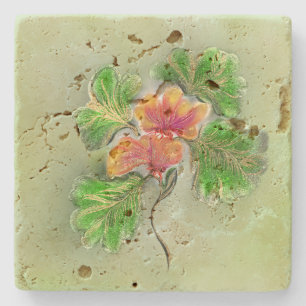 Stone coasters travertine