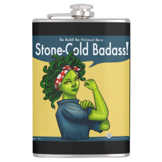 Stone-Cold Badass Hip Flask
