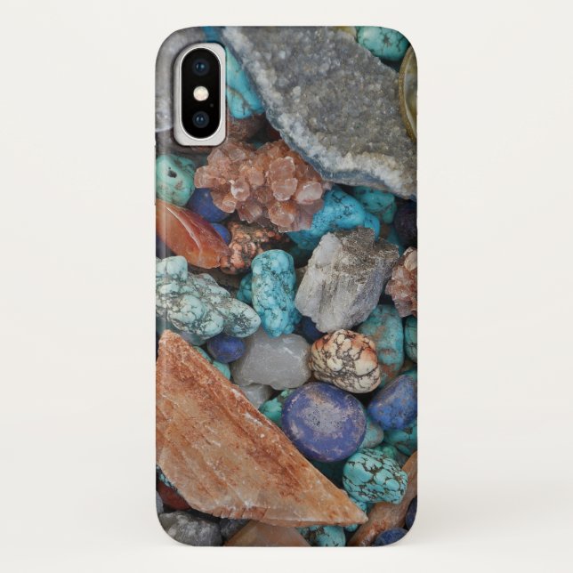 Stone Colourful rock pebble natural texture Case-Mate iPhone Case (Back)