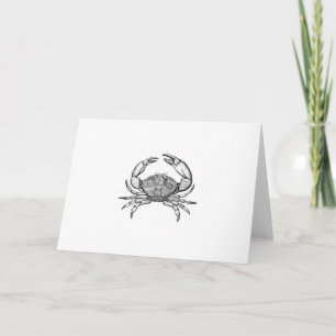 Stone Crab Logo (line art) Card