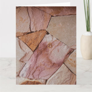 Stone Design Wrapping Paper Card