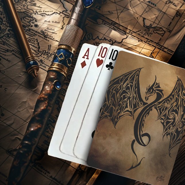 Stone Dragon Tribal Playing Cards (Creator Uploaded)