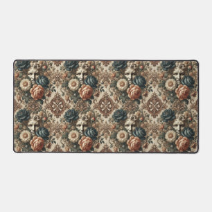 Stone Faces & Tired Nights – Gothic Victorian Desk Mat