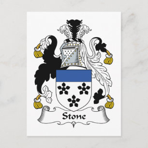 Stone Family Crest Postcard